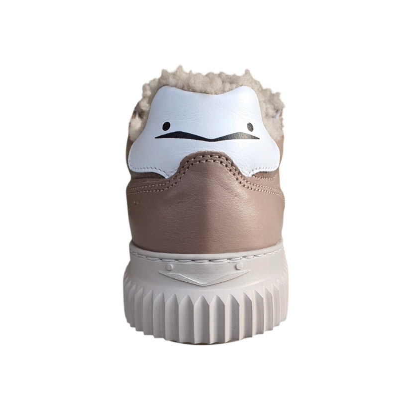 002017113.02.2E11 LIPARI FUR SUEDE-NAPPA DOVE-TAUPE